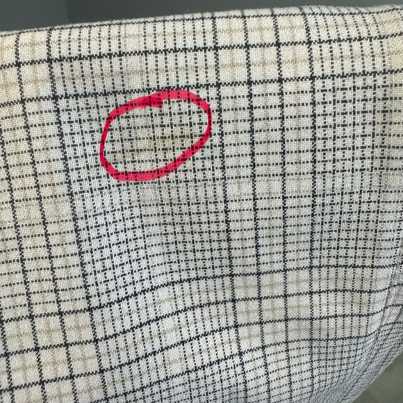 Zara Men's Light Gray Checkered Pants - Picture 4 of 4